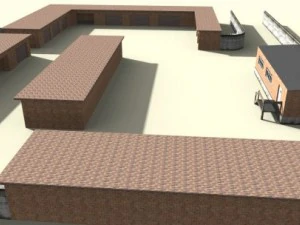 storage locker scene 3D Model