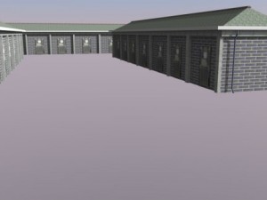 storage locker scene 3D Модель