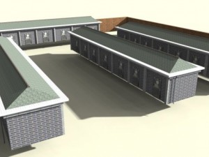 storage locker scene 3D Модель