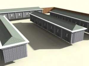 storage locker scene 3D Model
