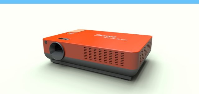 projector Modelo 3D .c4d .max .obj .3ds .fbx .stl .blend 