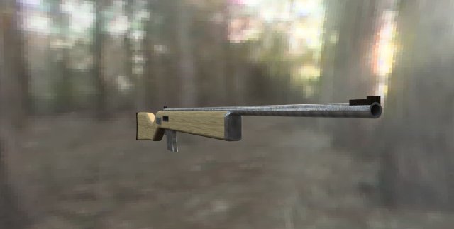 rifle 3D Модель .c4d .max .obj .3ds .fbx .stl .blend