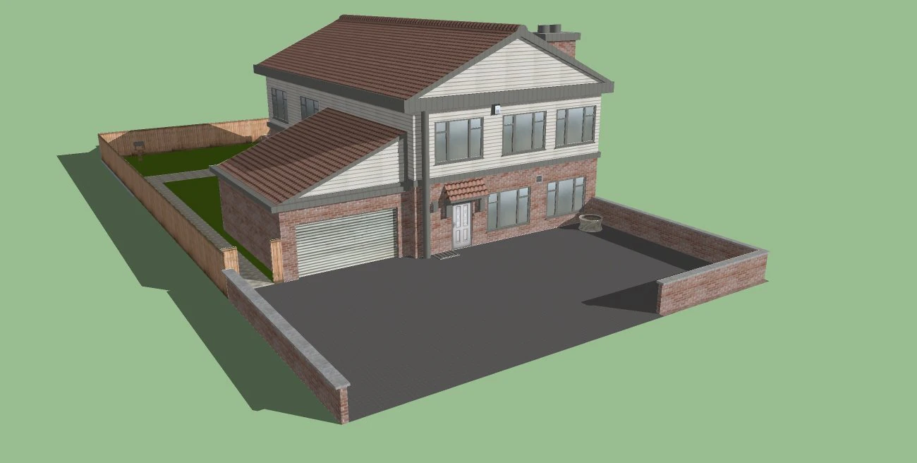 house 3D Model .c4d .max .obj .3ds .fbx .stl .blend 