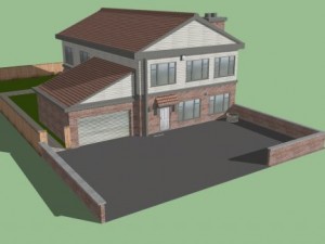 house Modello 3D
