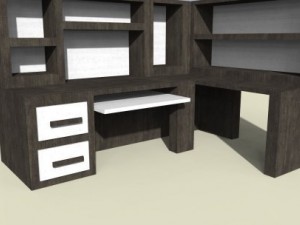 desk 3D Modell