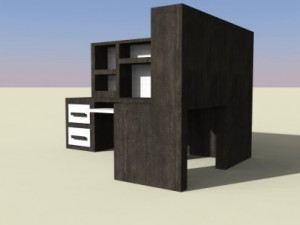 desk 3D Modell