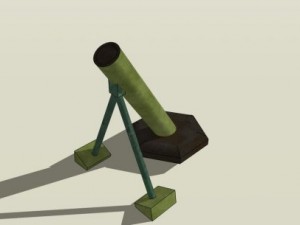 mortar Modelo 3D