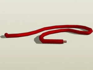 red wire 3D Model