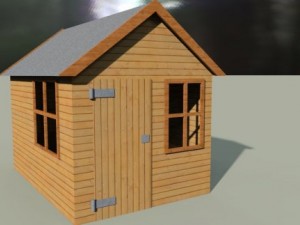 shed Modello 3D