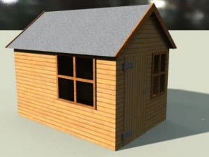 capannone Modello 3D