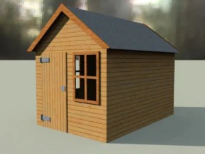 capannone Modello 3D