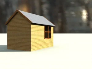 capannone Modello 3D