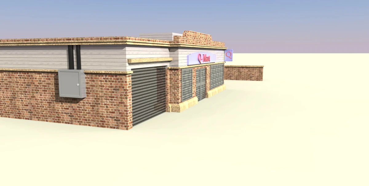 shop 3D Model .c4d .max .obj .3ds .fbx .stl .blend 