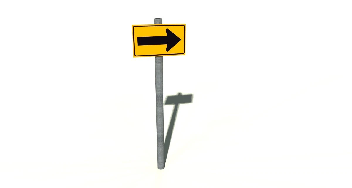 right arrow 3D Model .c4d .max .obj .3ds .fbx .stl .blend 