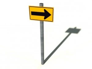 right arrow 3D Model