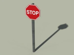 stop sign 3D Model