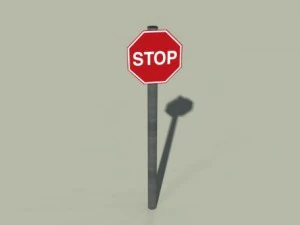 stop sign 3D Model