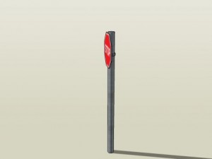 stop sign 3D Model