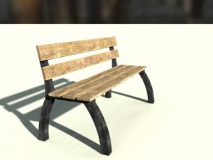 bench 3D Модель