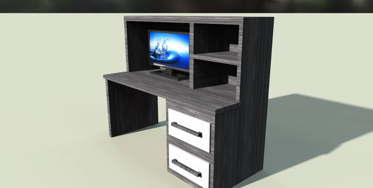 tv desk 3D Model .c4d .max .obj .3ds .fbx .stl .blend 