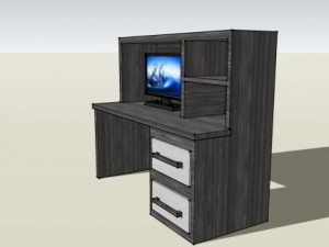 tv desk 3D मॉडल
