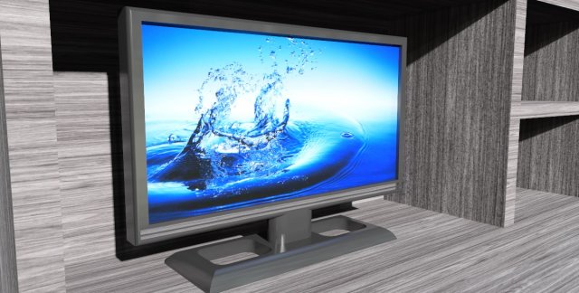 tv monitor 3D Модель .c4d .max .obj .3ds .fbx .stl .blend 