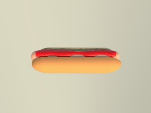 hot dog Modello 3D