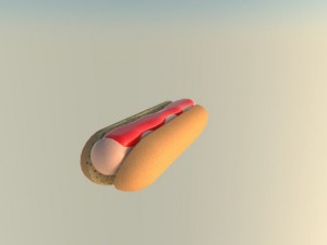 hot dog 3D Model
