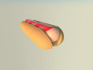 hot dog 3D Model