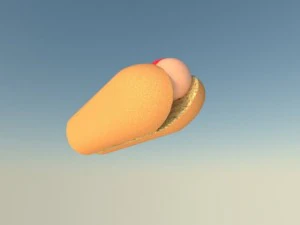 hot dog 3D Model