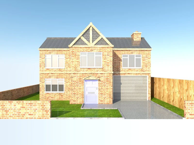 house 3D Model .c4d .max .obj .3ds .fbx .stl .blend 