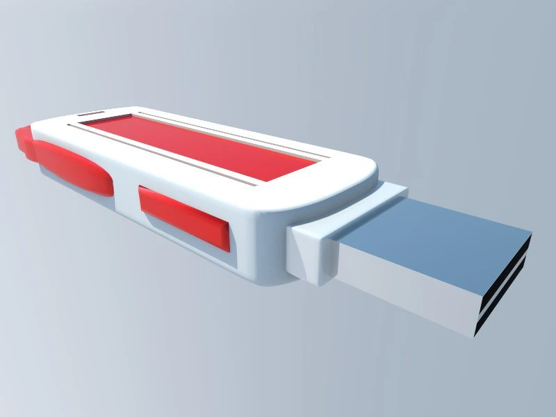 usb memory stick 3D Model .c4d .max .obj .3ds .fbx .stl .blend 