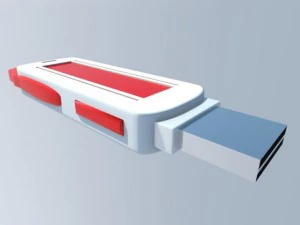 यूएसबी मेमोरी स्टिक 3D मॉडल