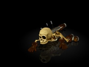 skeleton warrior Modello 3D