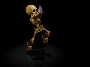 skeleton warrior Modello 3D