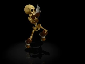 skeleton warrior 3D Model