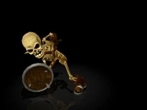 skeleton warrior 3D Model