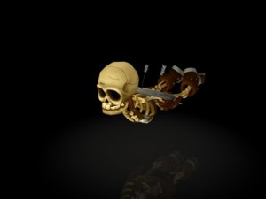 skeleton warrior Modello 3D