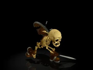 skeleton warrior 3D Model