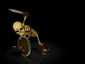 skeleton warrior 3D Model