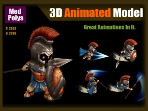 spartan warrior Modello 3D