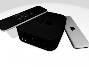 apple tv 4 Model 3D