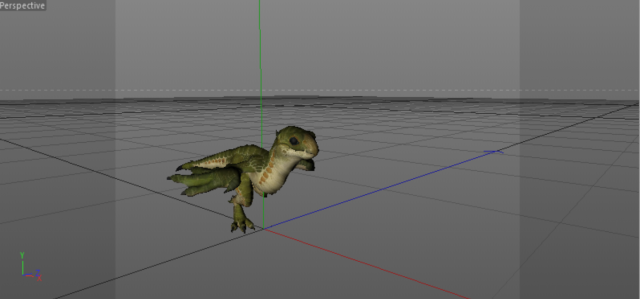 baby dragon 10 animations 3D Model .c4d .max .obj .3ds .fbx .stl .blend 