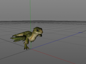 baby dragon 10 animations Modèle 3D