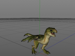 baby dragon 10 animations 3D Model