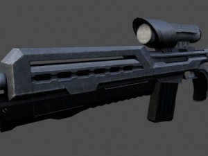 uwar rifle 3D 모델