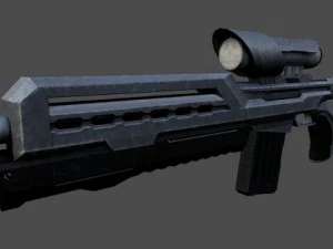 karabin Uwara Model 3D