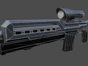 uwar rifle Model 3D