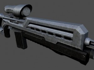 uwar rifle Model 3D