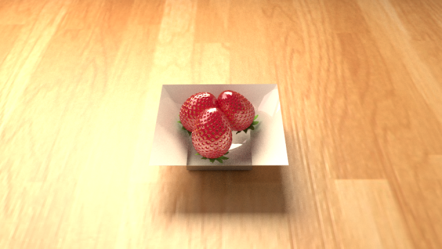 fresh strawberry 3D मॉडल .c4d .max .obj .3ds .fbx .stl .blend 